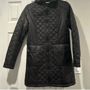 NorthFace Black 3/4 length winter jacket-sized med